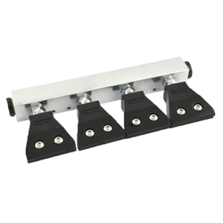 Four outlet Manifold with four premounted Flat Jet with .020" Gap