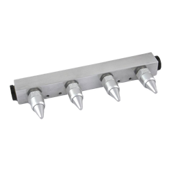 Four Outlet Manifold with Four Premounted Air Nozzles